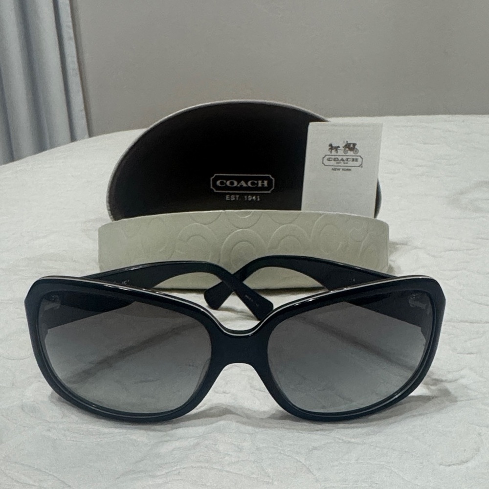 Coach Black Gradient Lens Women's Sunglasses